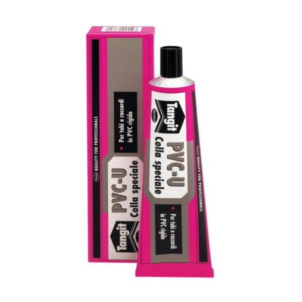 Colla in cera e solvente pvc Tangit PVC-U 125g