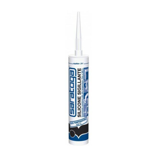 Saratoga Silicone sigillante Nero alta temperatura