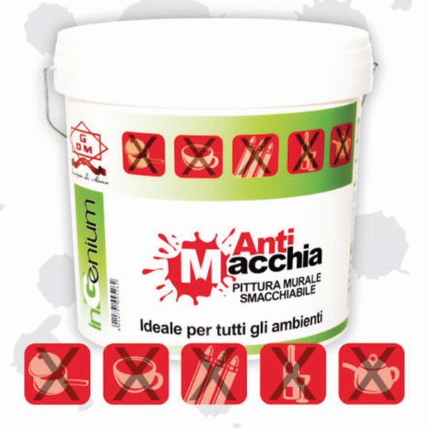 Giuseppe Di Maria Antimacchia pittura murabile smacchiabile litri 4