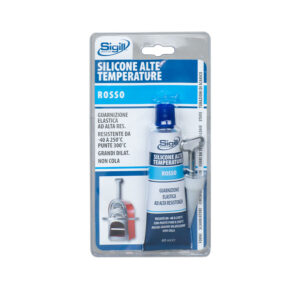 Sigill Silicone sigillante alte temperature rosso