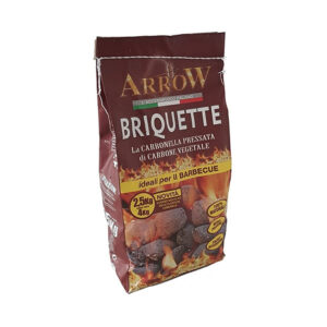 Carbone vegetale Arrow Briquette da 2.5 kg